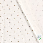 Jersey de coton voiliers blanc cassé