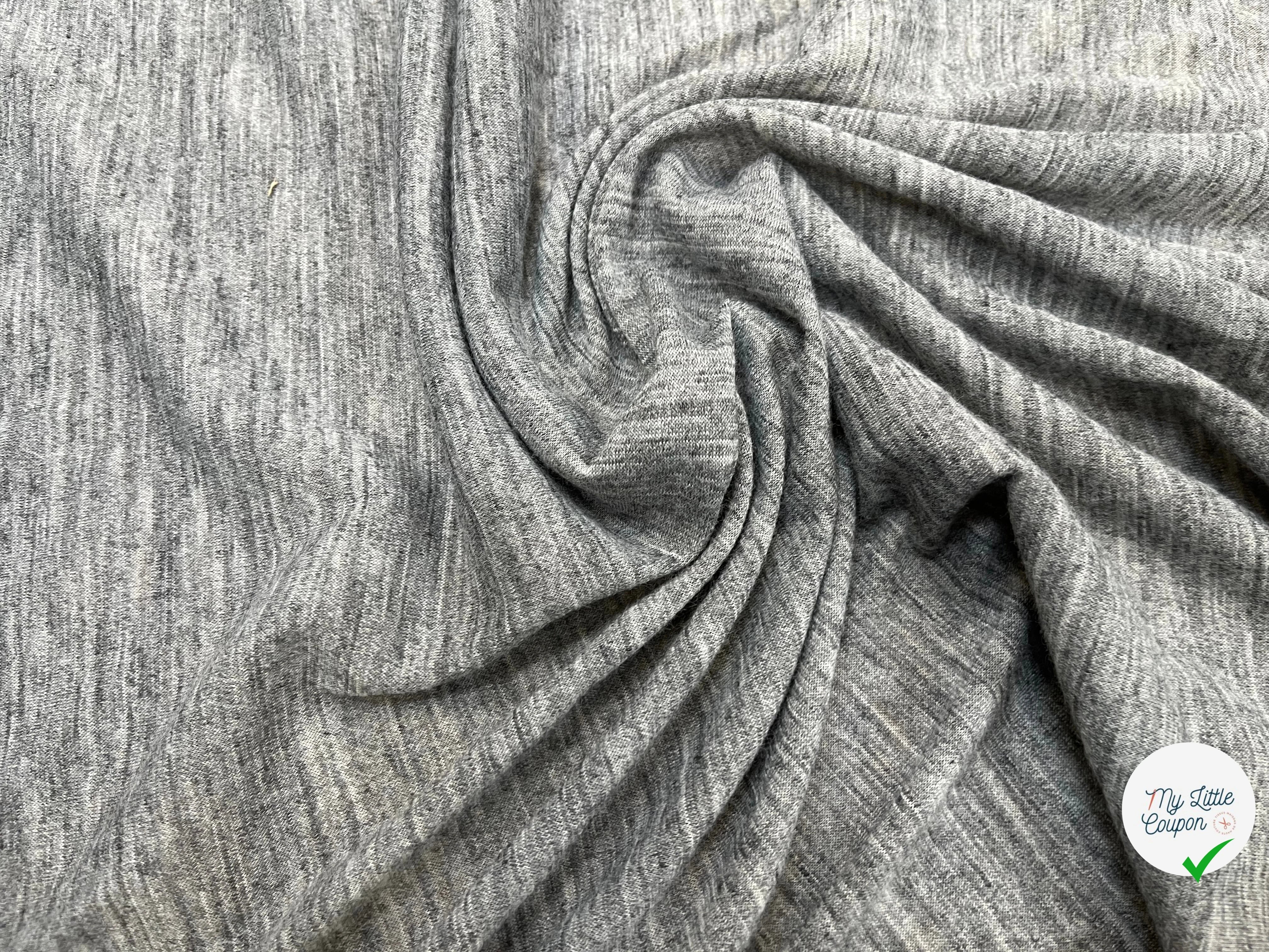 JERSEY DE LAINE GRIS CHINÉ - My Little Coupon