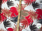JERSEY DE VISCOSE TISSU IMPRIMÉ ABSTRAIT CORAL - My Little Coupon