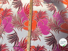 JERSEY DE VISCOSE TISSU IMPRIMÉ ABSTRAIT FUCHSIA - My Little Coupon
