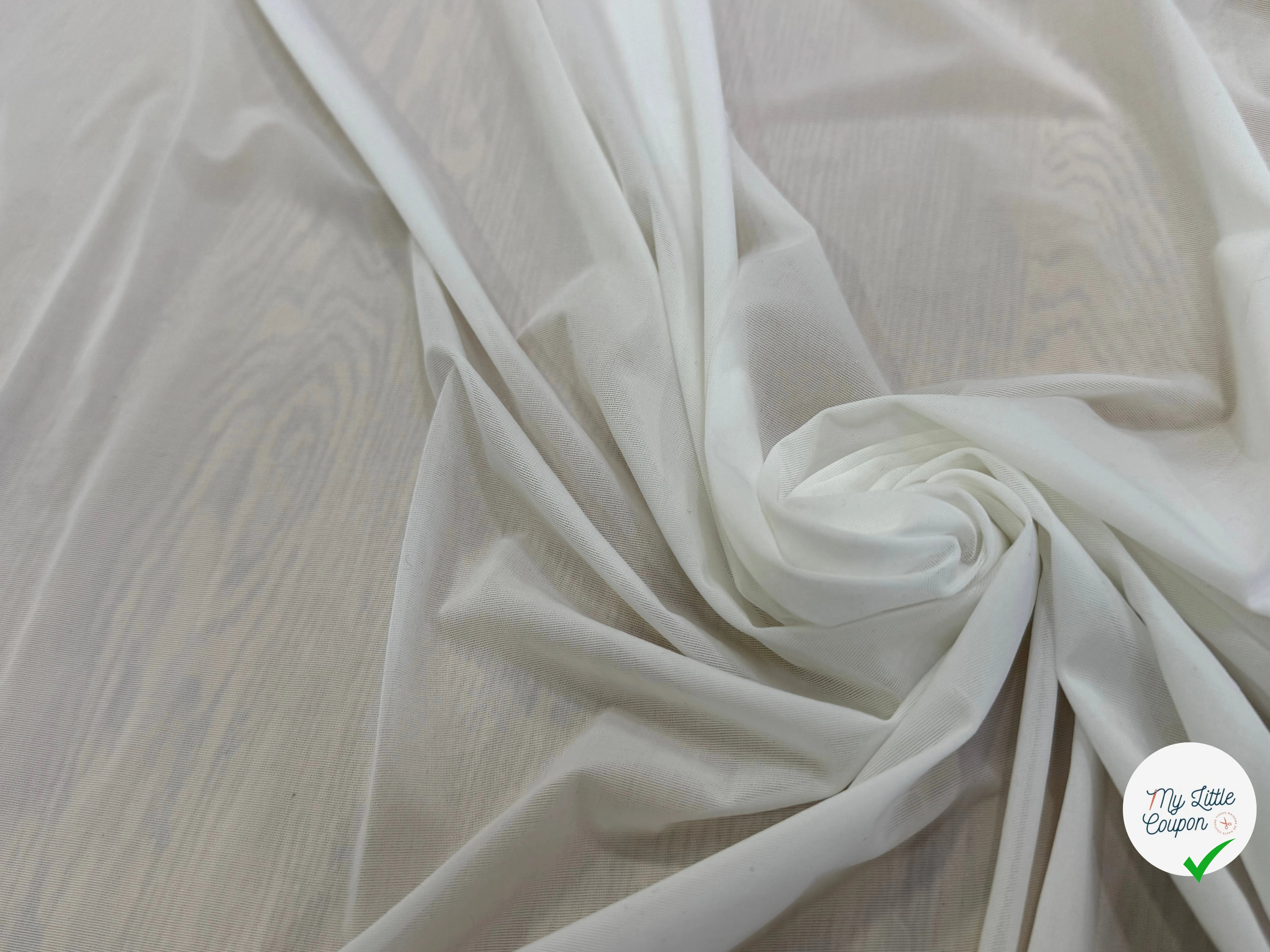 JERSEY FIN ULTRA STRETCH BLANC CASSÉ - My Little Coupon