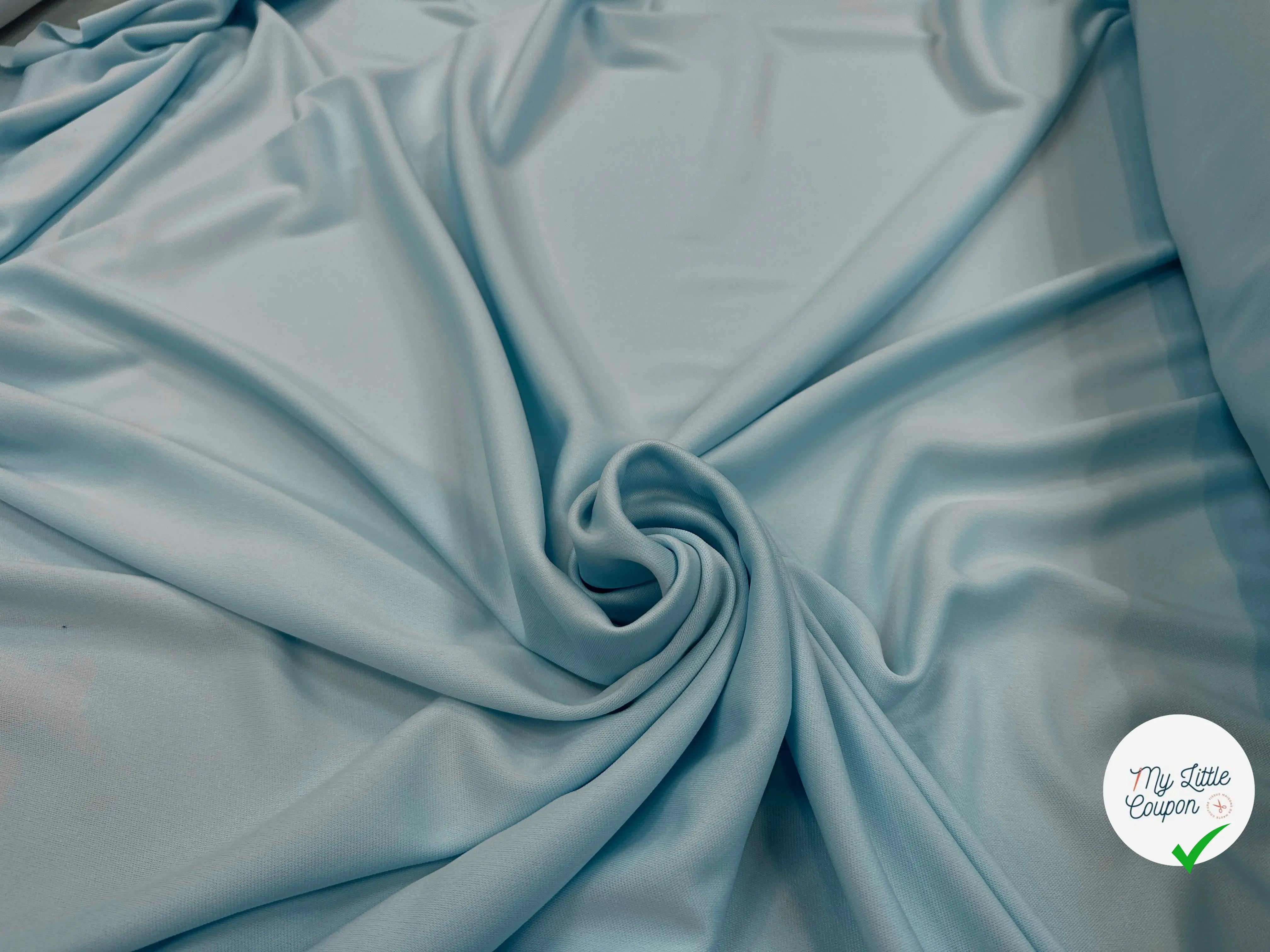 JERSEY INTERLOCK BLEU CIEL - My Little Coupon