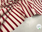 JERSEY LOURD CREME ROUGE PERSAN MADE IN FRANCE - My Little Coupon
