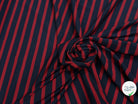 JERSEY MARINIÈRE RAYURES BLEU MARINE ET ROUGE COTON STRETCH FABRICATION RÉGION DE TROYES 🇫🇷 - My Little Coupon