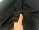 JERSEY MILANO RÉVERSIBLE GRIS ANTHRACITE RAYURES FONDUES 67% LAINE VIERGE - My Little Coupon