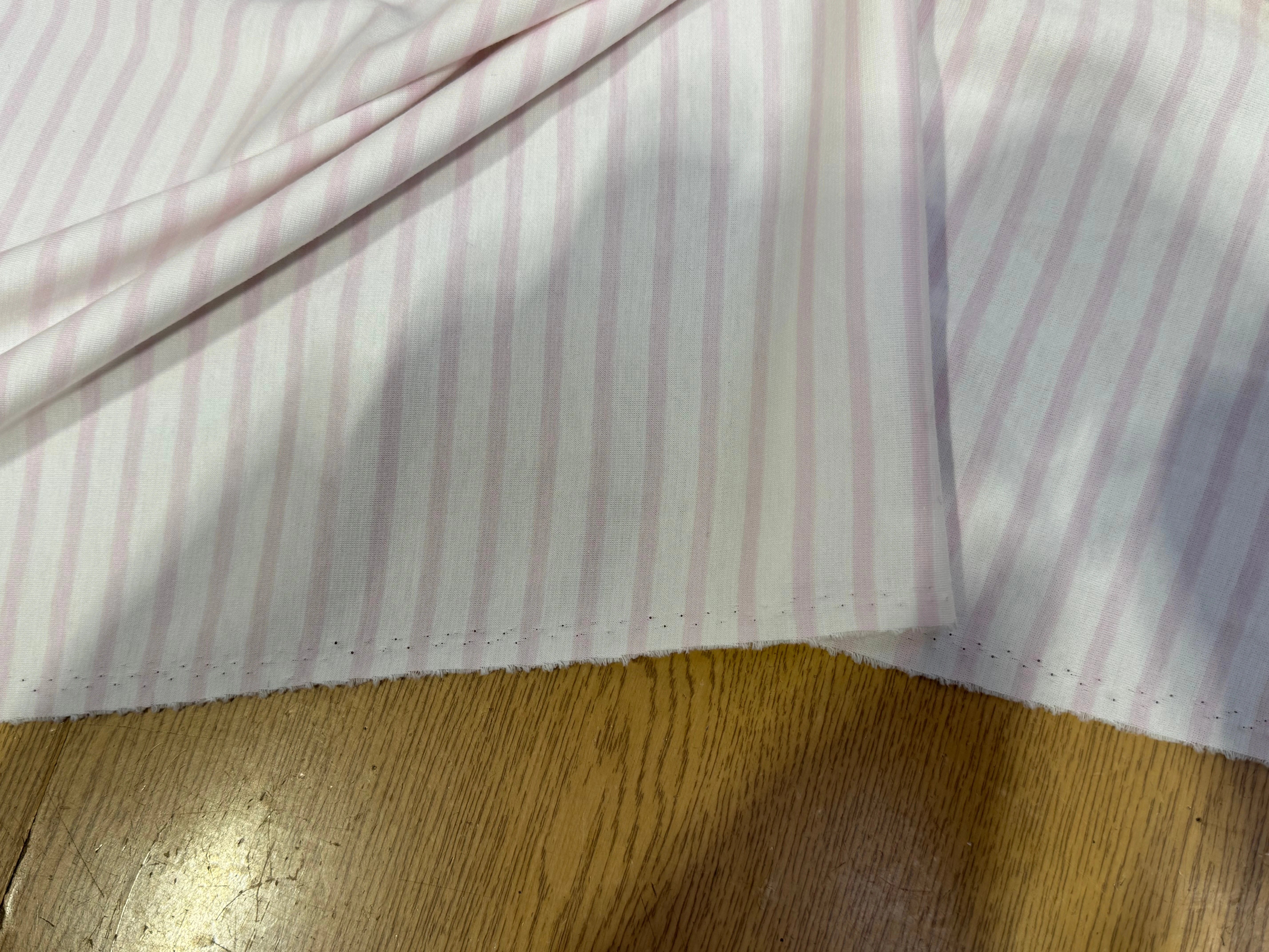 JERSEY MOUSSE DOUX AU TOUCHER BLANC ET ROSE CLAIR FABRICATION RÉGION DE TROYES 🇫🇷 - My Little Coupon