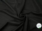 JERSEY NOIR ASPECT LAINEUX - My Little Coupon - tissu - coudre