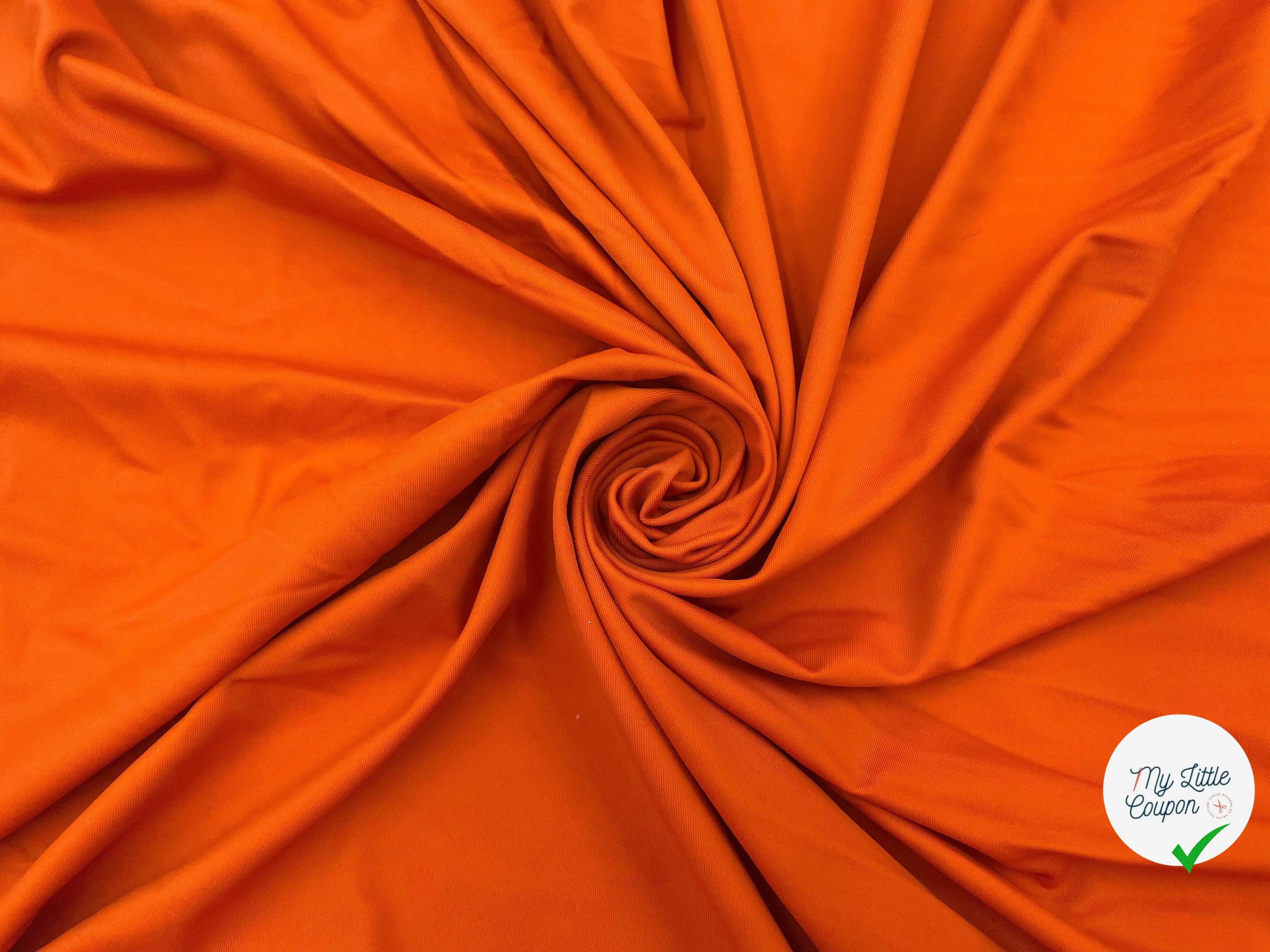 JERSEY ORANGE - My Little Coupon - tissu - coudre