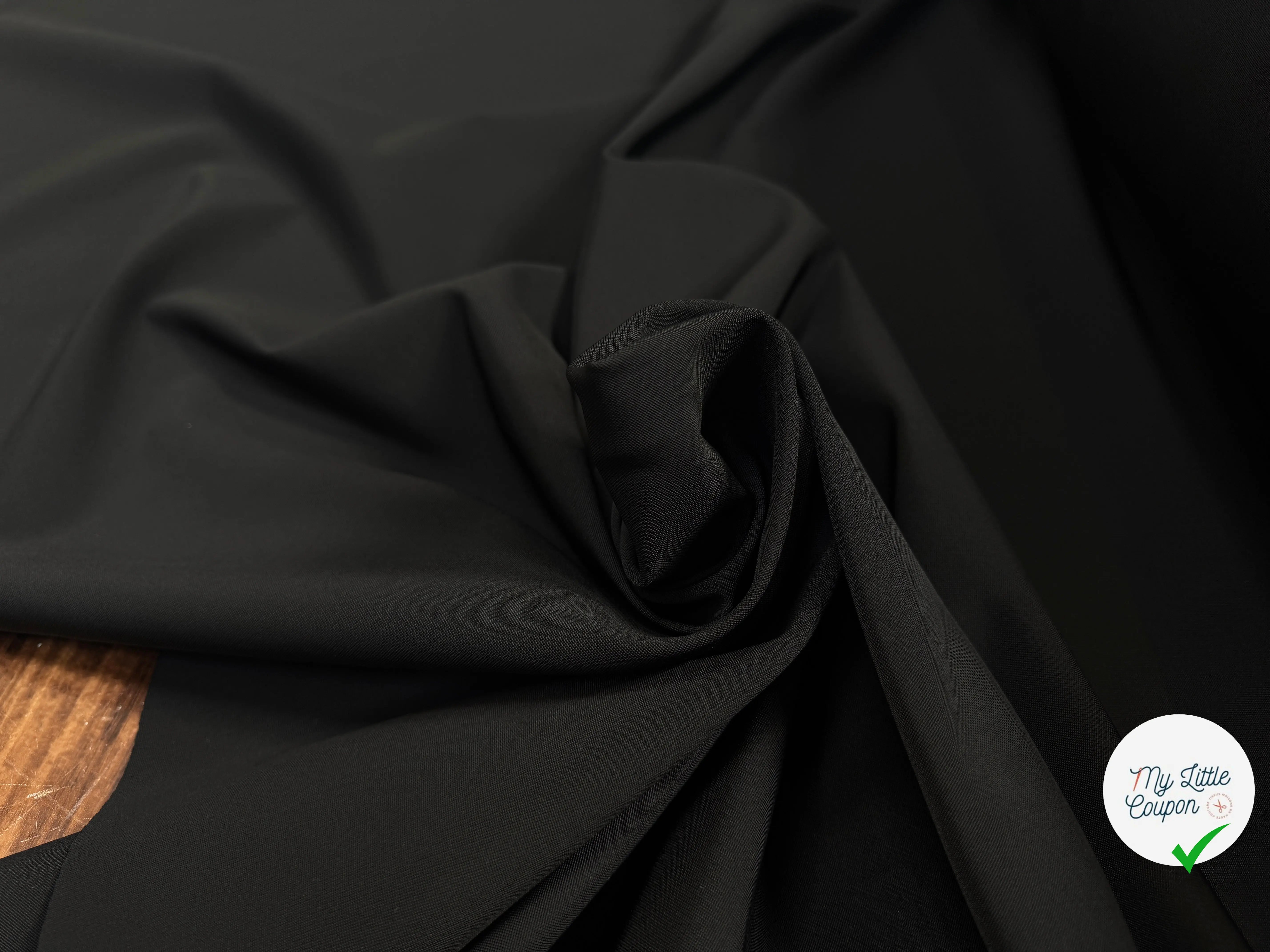 JERSEY RIGIDE TECHNIQUE NOIR COUTURE - My Little Coupon