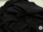 JERSEY ROBE STRETCH NOIR PROFOND - coupon de tissu de 3 mètres - My Little Coupon - tissu - coudre