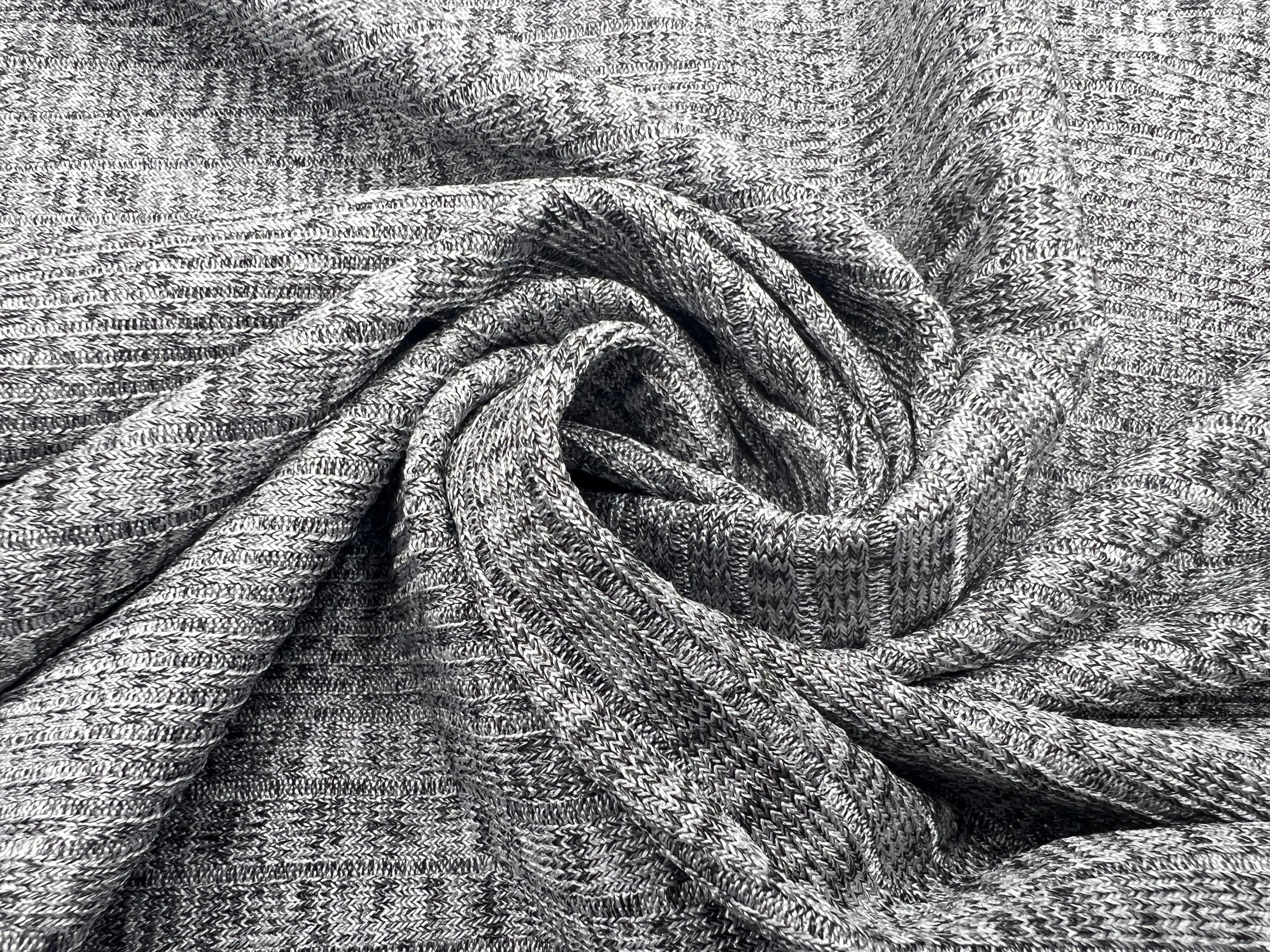 JERSEY SHINY SILVER RAYURES IRRÉGULIÈRES - My Little Coupon - tissu - coudre
