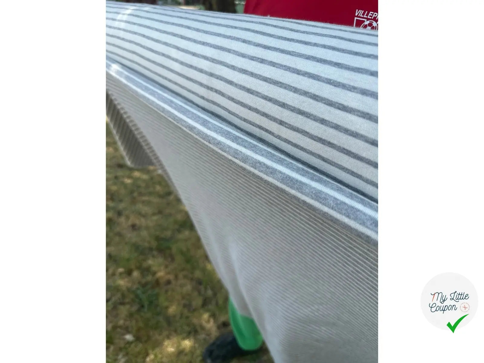 JERSEY TOUT DOUX  ÉCRU ET GRIS MSO