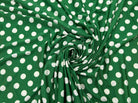 JERSEY VENEZIA VERT POIS BLANC 1CM MLC INTERN