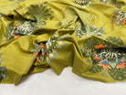 JERSEY VISCOSE ANIS FLEURS ITALIENNES - My Little Coupon