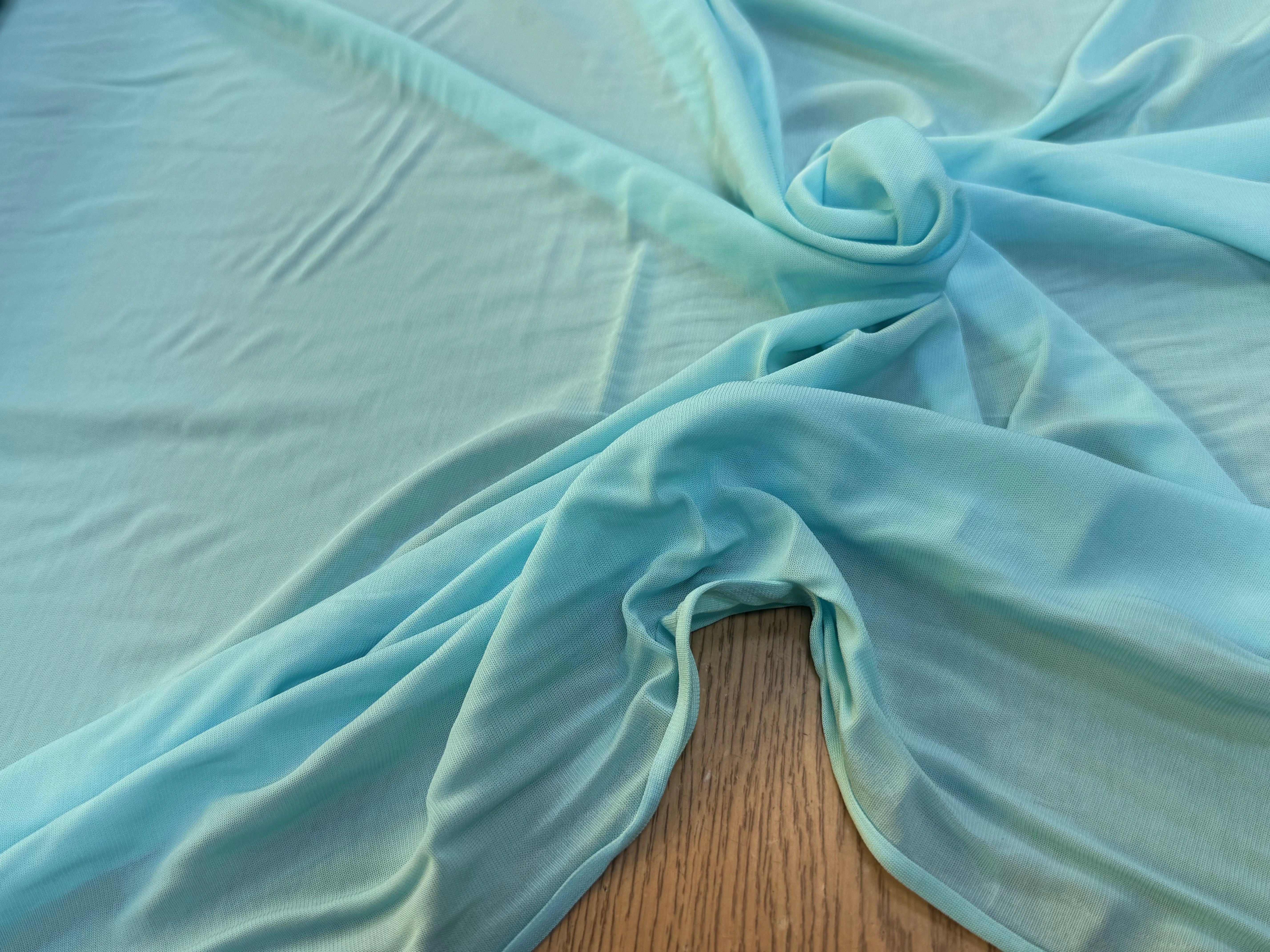 JERSEY VISCOSE FLUIDE ULTRA STRETCH ET FIN TEAL - My Little Coupon