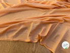 JERSEY VISCOSE FLUIDE ULTRA STRETCH ORANGE PÊCHE - My Little Coupon