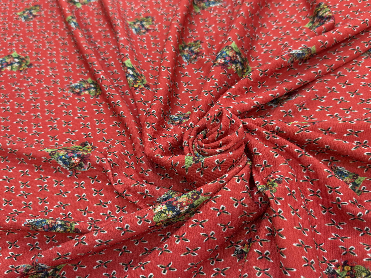 JERSEY VISCOSE KIRA  IMPRIMÉ FLEURIS - My Little Coupon