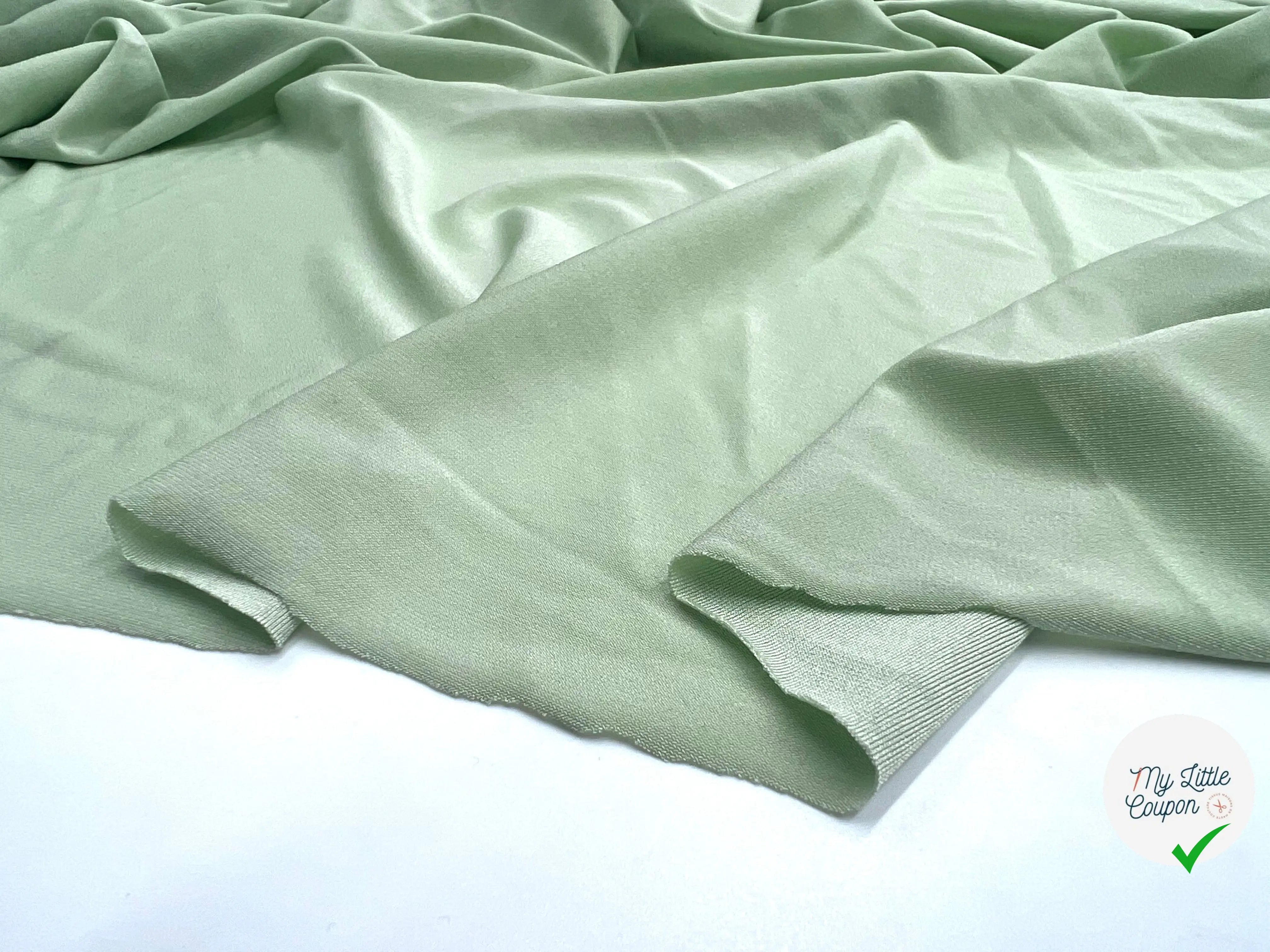 JERSEY VISCOSE STRETCH AMANDE - My Little Coupon - tissu - coudre