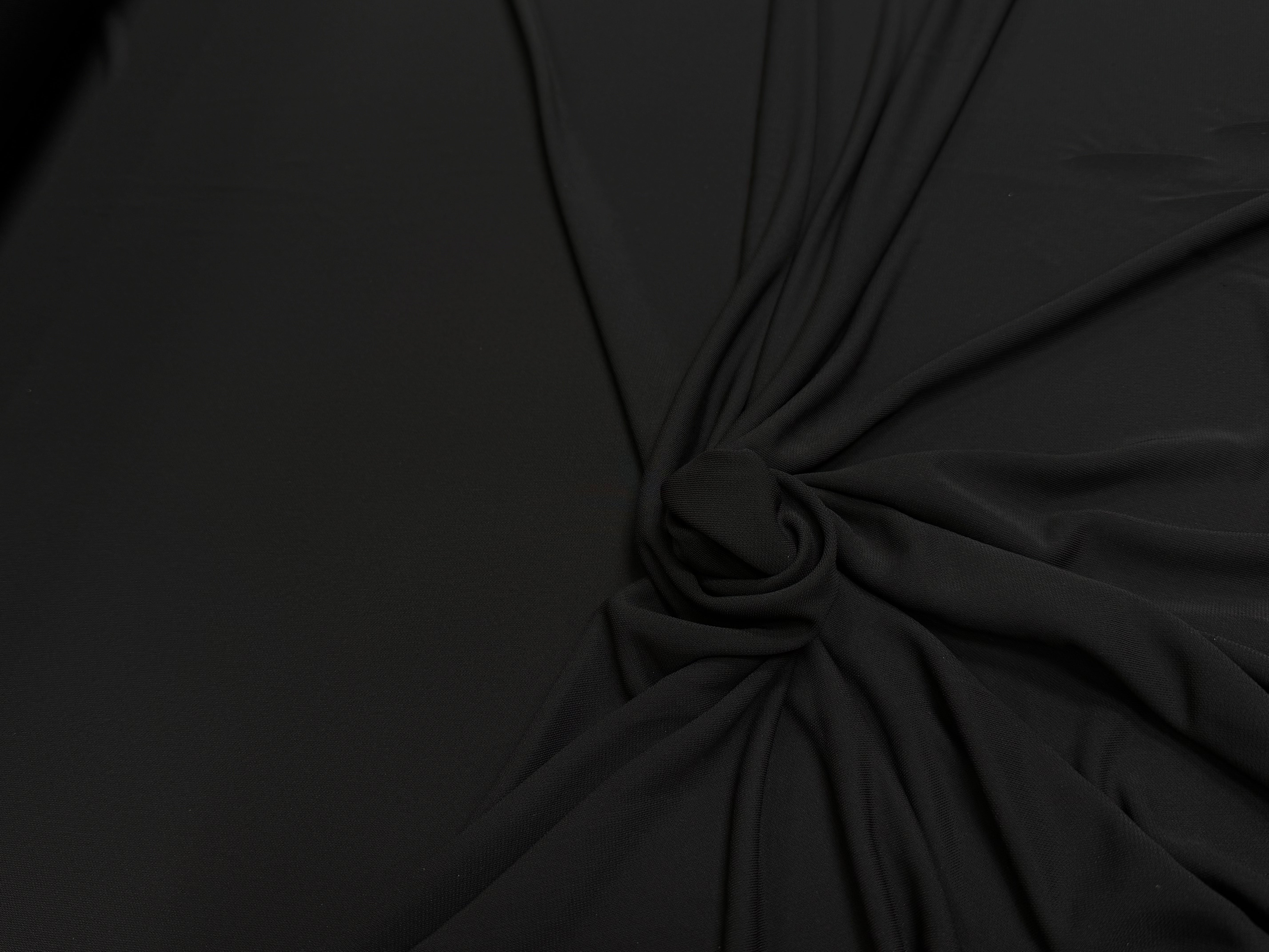 JERSEY VISCOSE ULTRA STRETCH NOIR 68% VISCOSE - My Little Coupon