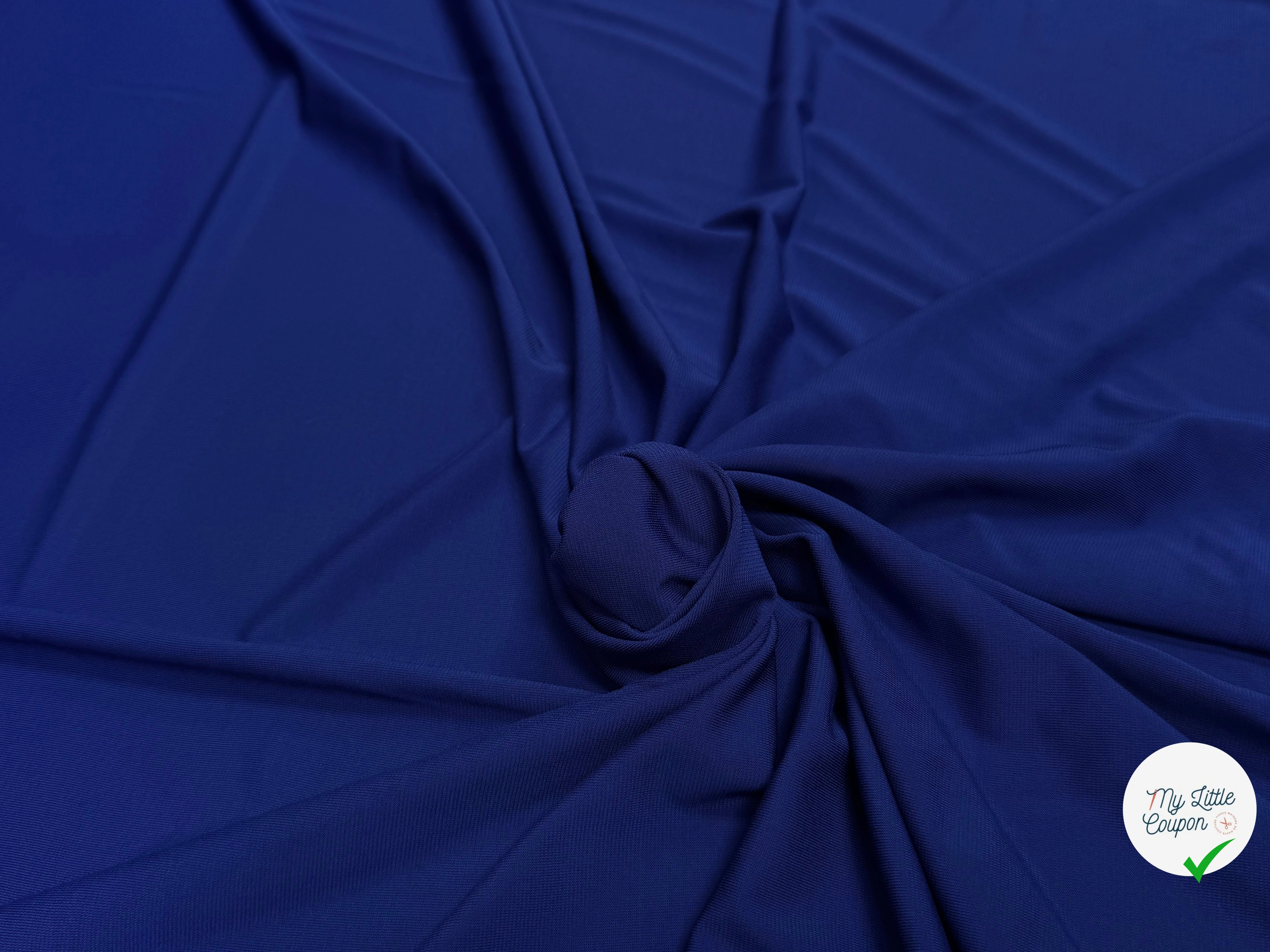 JERSEY VISCOSE ULTRA STRETCH ROYAL 7% ÉLASTHANNE - My Little Coupon