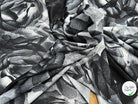 JESRSEY FLUIDE IMPRIMÉ GROSSES FLEURS BLANC&NOIR - My Little Coupon