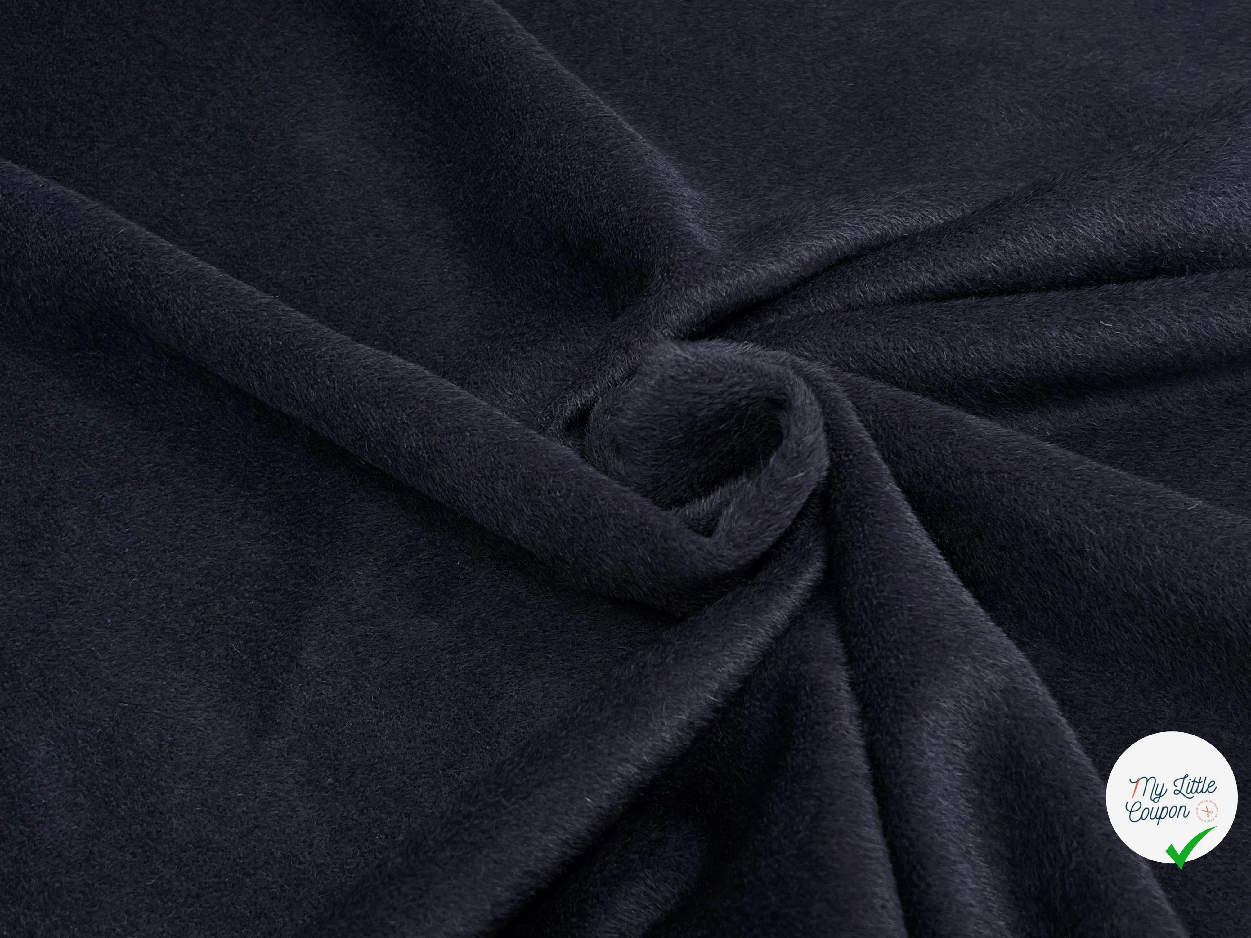 LAINAGE ALPAGA À POILS BLEU NUIT - My Little Coupon