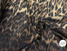 LAINAGE BOUCLETTE LÉOPARD BEIGE MARRON NOIR 100% LAINE - My Little Coupon