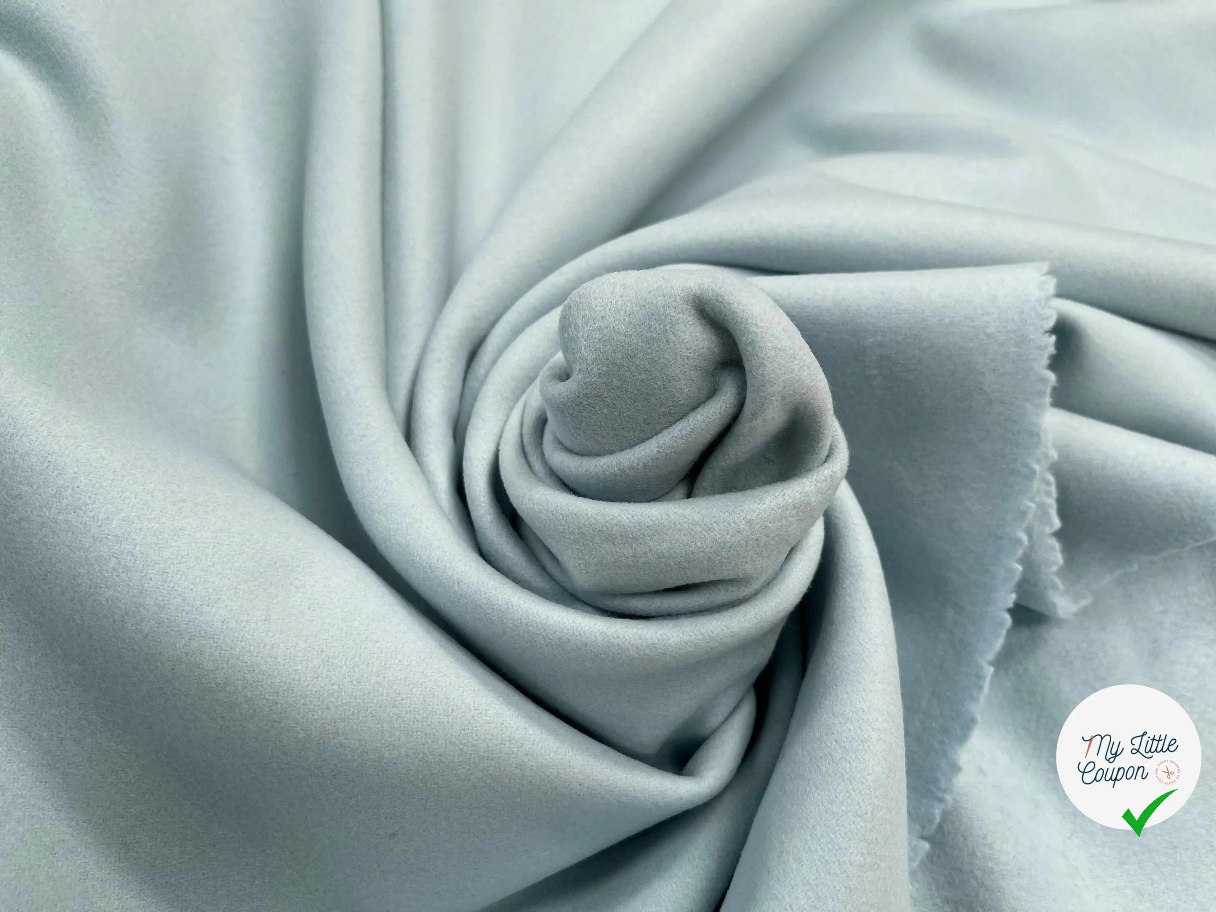 LAINAGE CABAN BLEU CLAIR 75% LAINE VIERGE - My Little Coupon