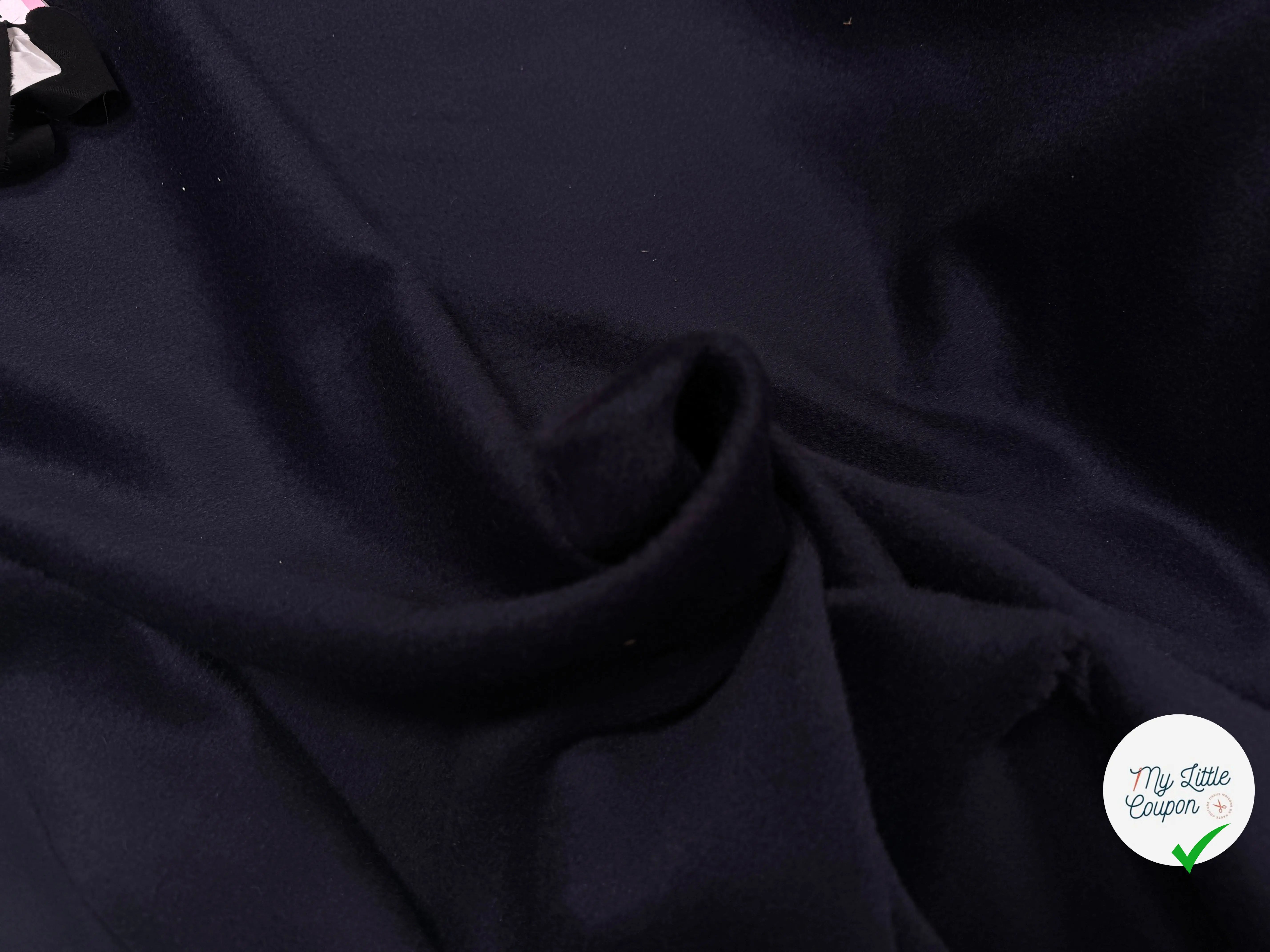 LAINAGE CACHEMIRE THERMOCOLLE BLEU NUIT - My Little Coupon