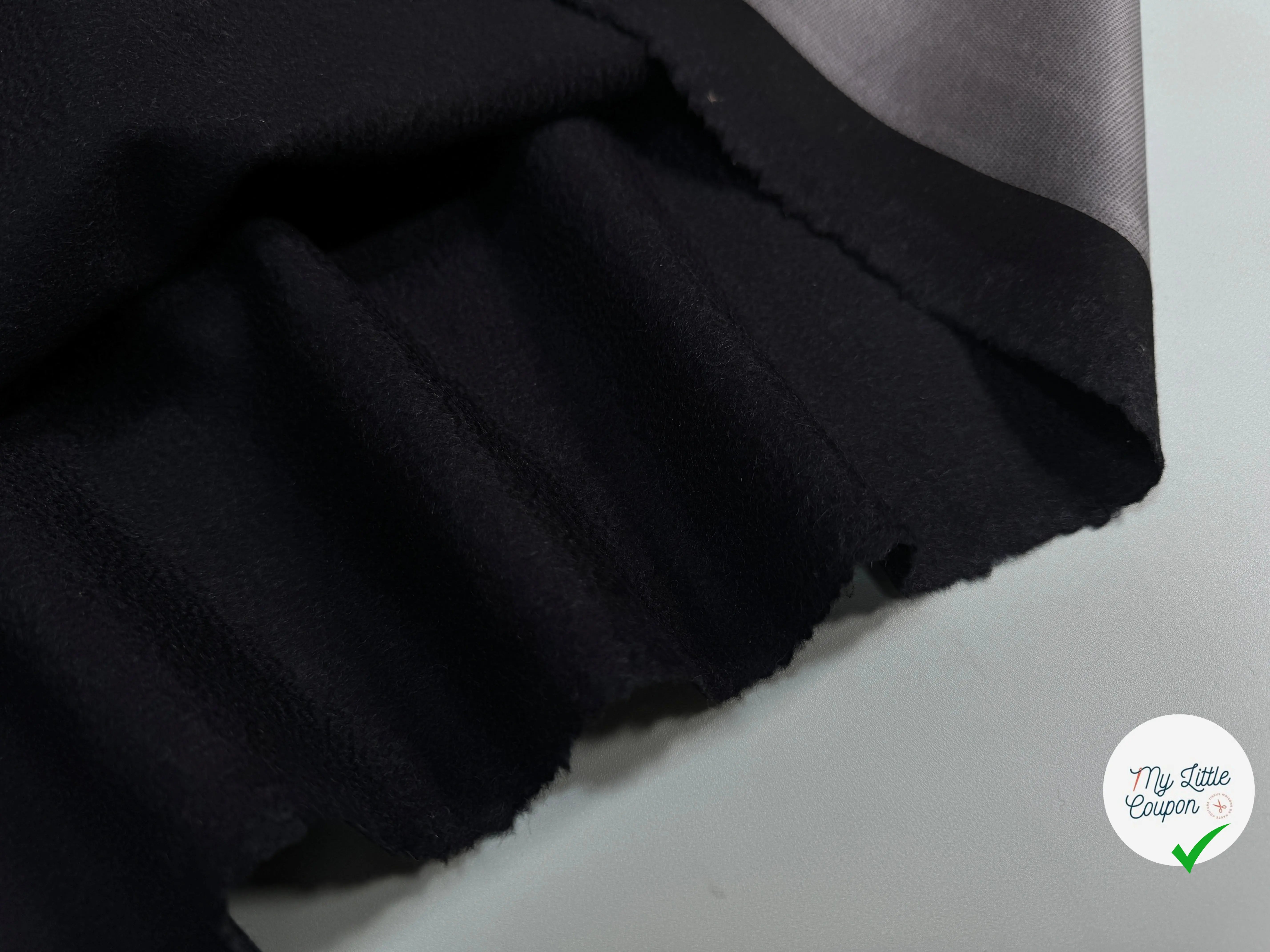 LAINAGE CACHEMIRE THERMOCOLLE BLEU NUIT - My Little Coupon