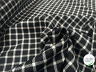 LAINAGE CARREAUX BLACK AND WHITE SQUARE - My Little Coupon