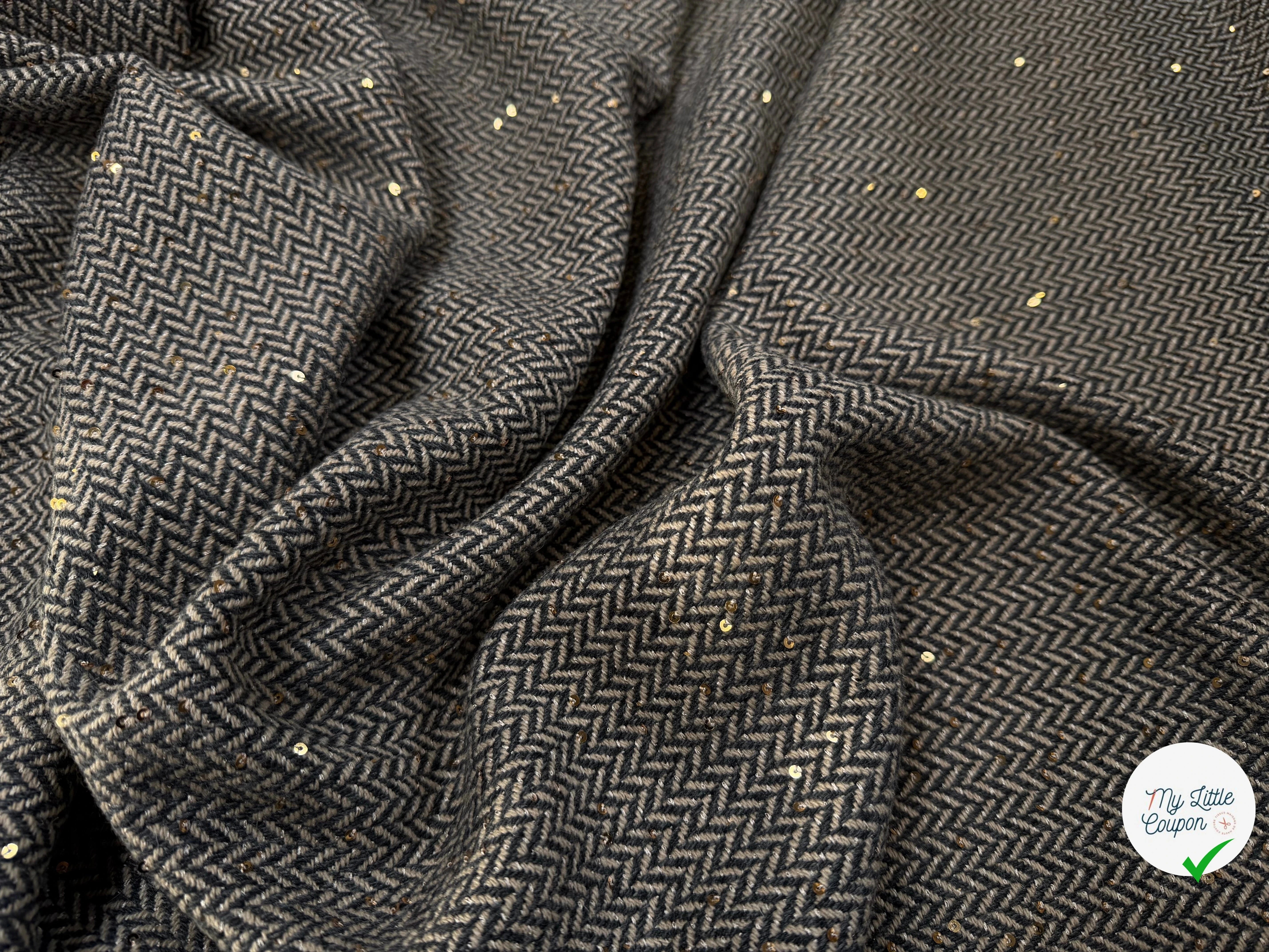 LAINAGE CHEVRON BELANDI SEQUIN - My Little Coupon