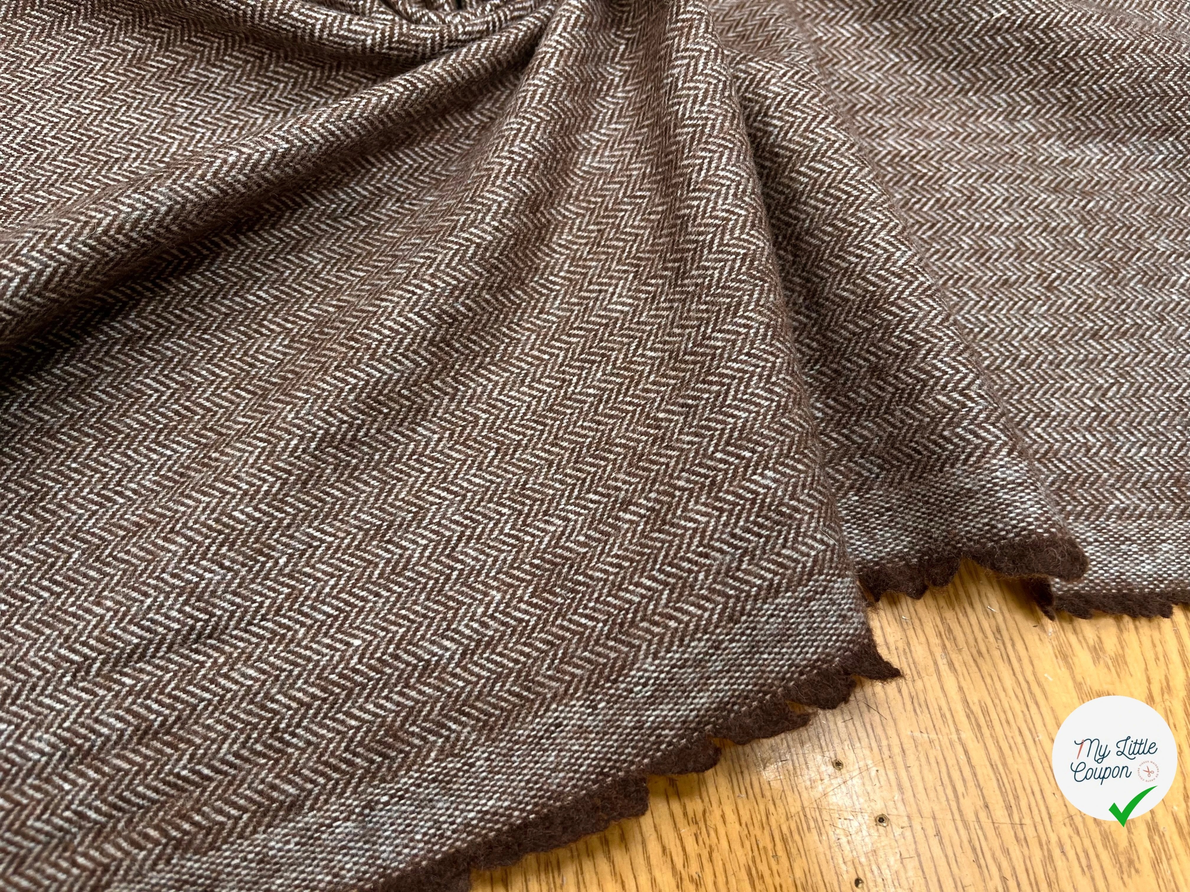 LAINAGE CHEVRON GRATTE 339 MARRON CHIC - My Little Coupon