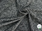 LAINAGE CHINÉ NOIR BLANC 100% LAINE - My Little Coupon