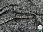LAINAGE CHINÉ NOIR BLANC 100% LAINE - My Little Coupon