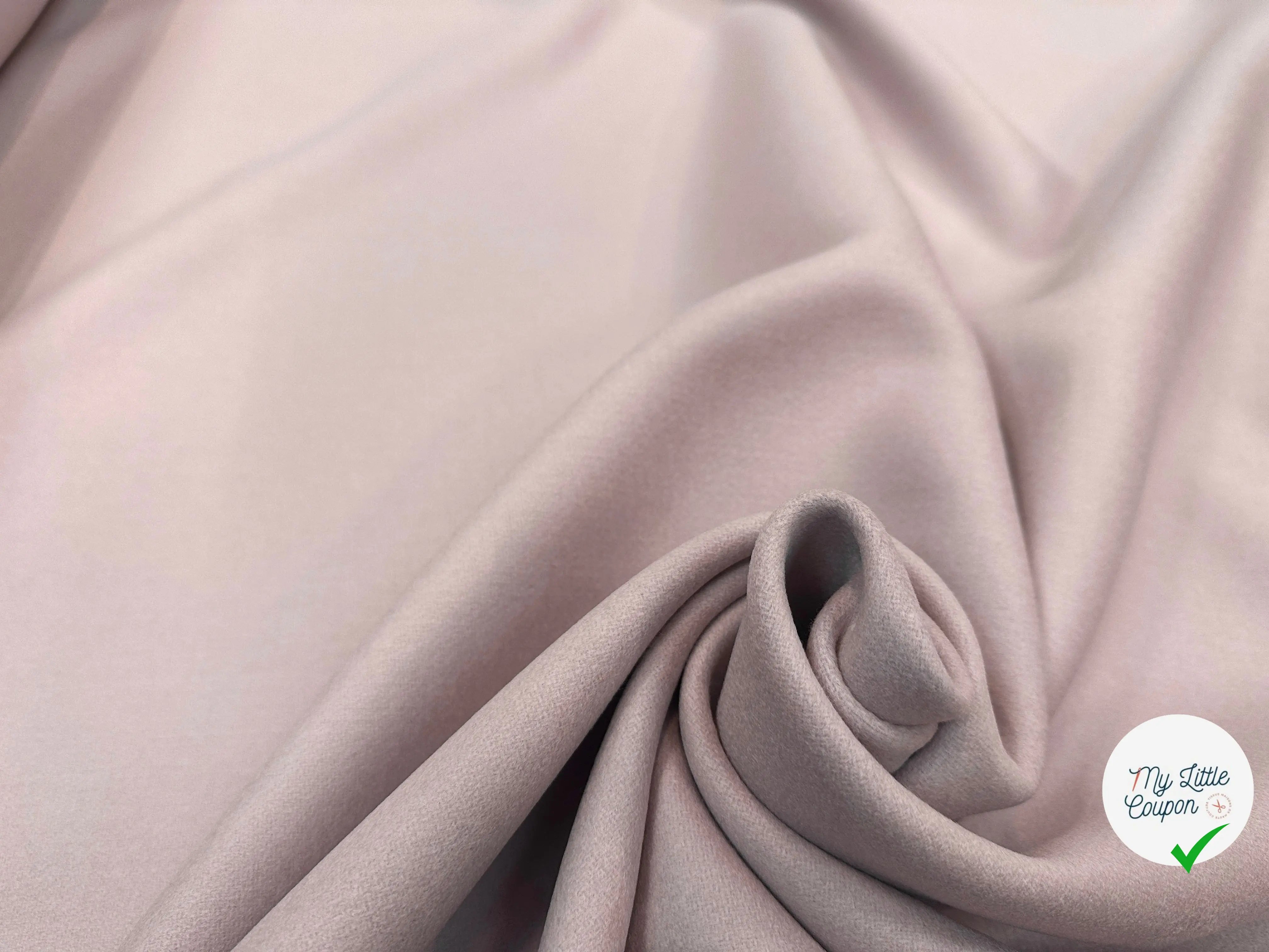 LAINAGE DRAP CABAN POWDER PINK MLC INTERN