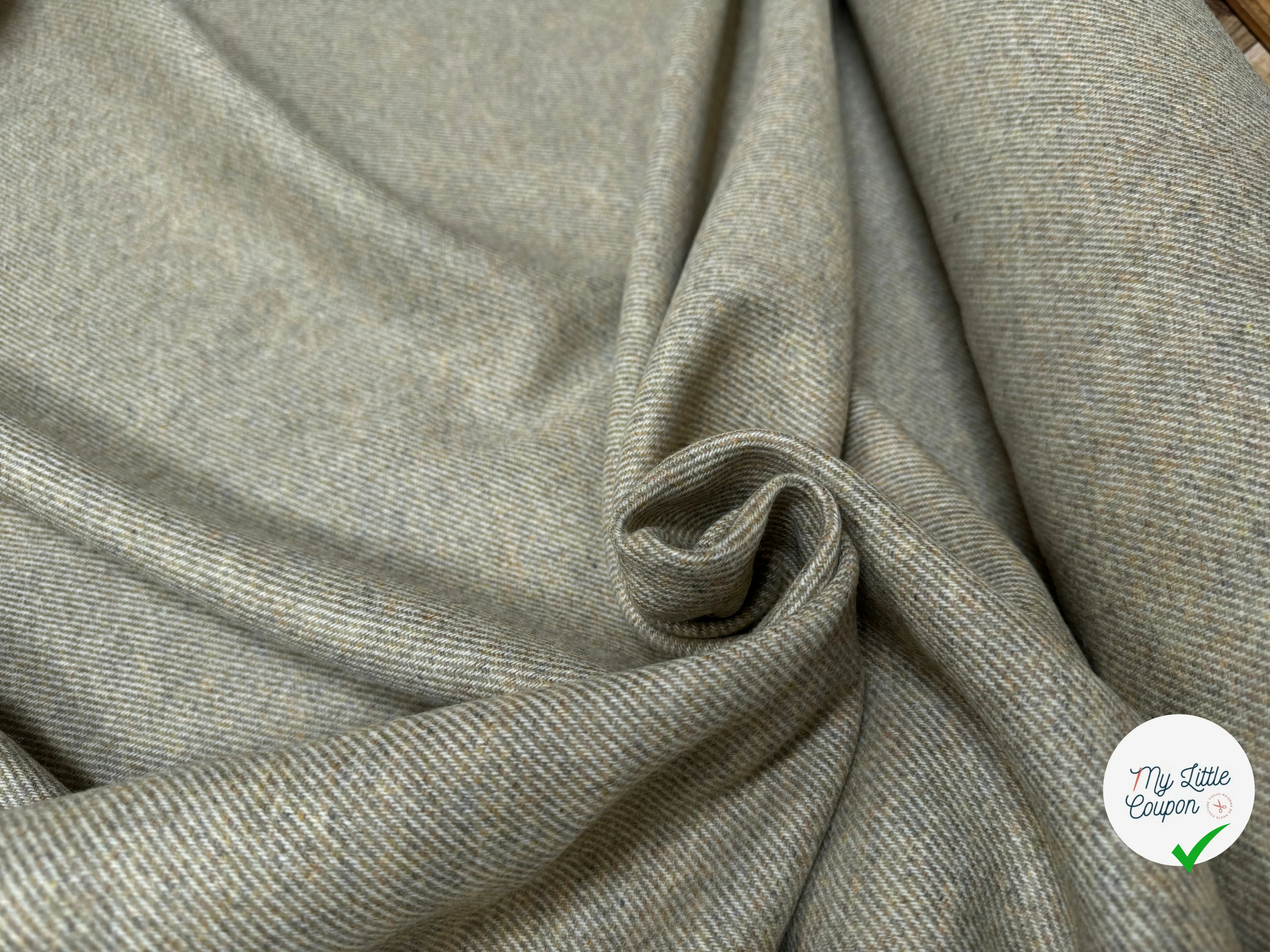 LAINAGE DRILL MANTEAU TILLEUL - My Little Coupon