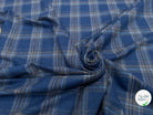 LAINAGE ECOSSAIS BLEU CARREAUX GRIS - My Little Coupon