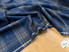 LAINAGE ECOSSAIS BLEU CARREAUX GRIS - My Little Coupon