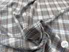 LAINAGE ECOSSAIS GRIS BLEU CLAIR - My Little Coupon