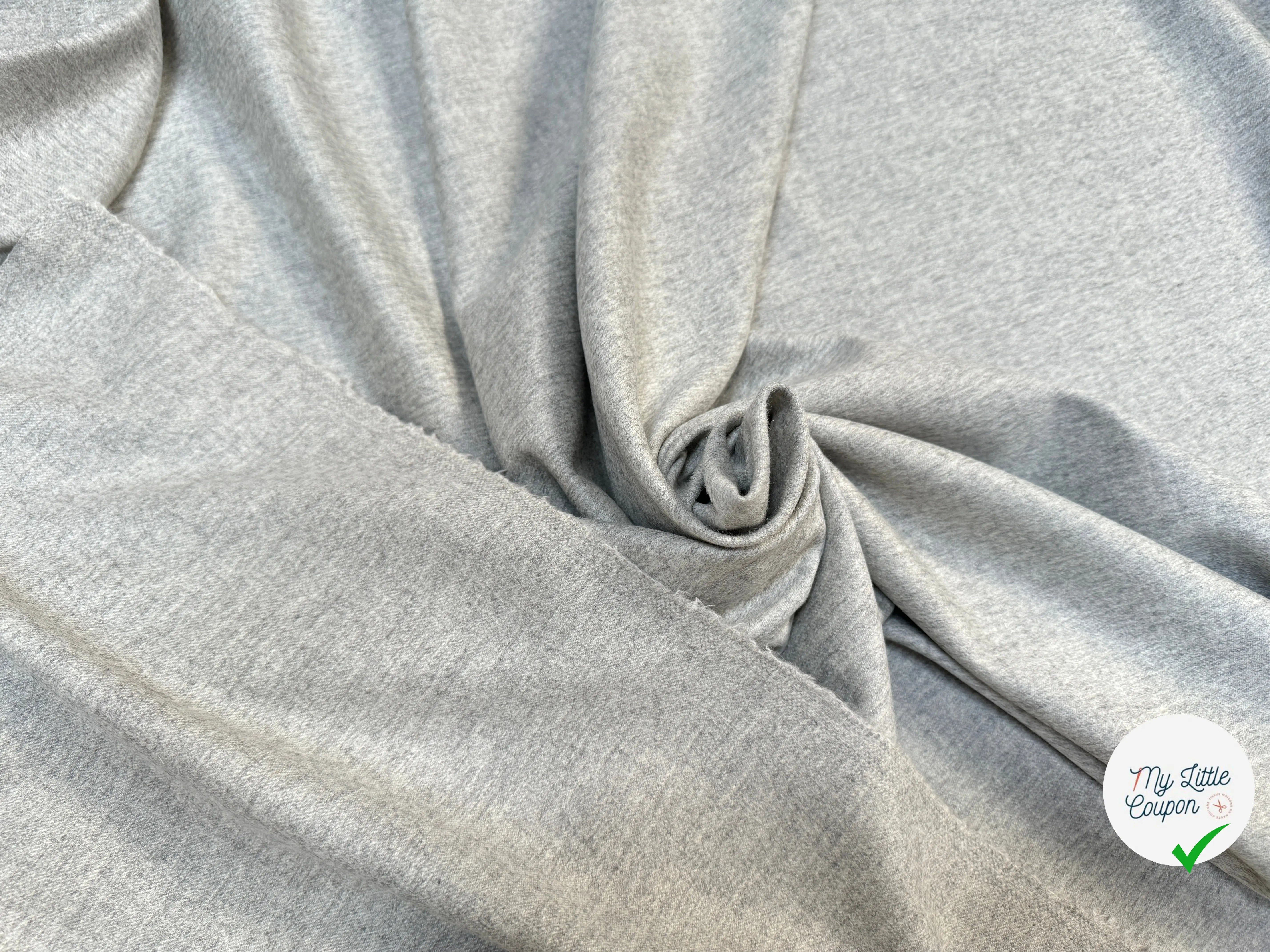 LAINAGE FIN GRIS CLAIR MOUCHETE - My Little Coupon