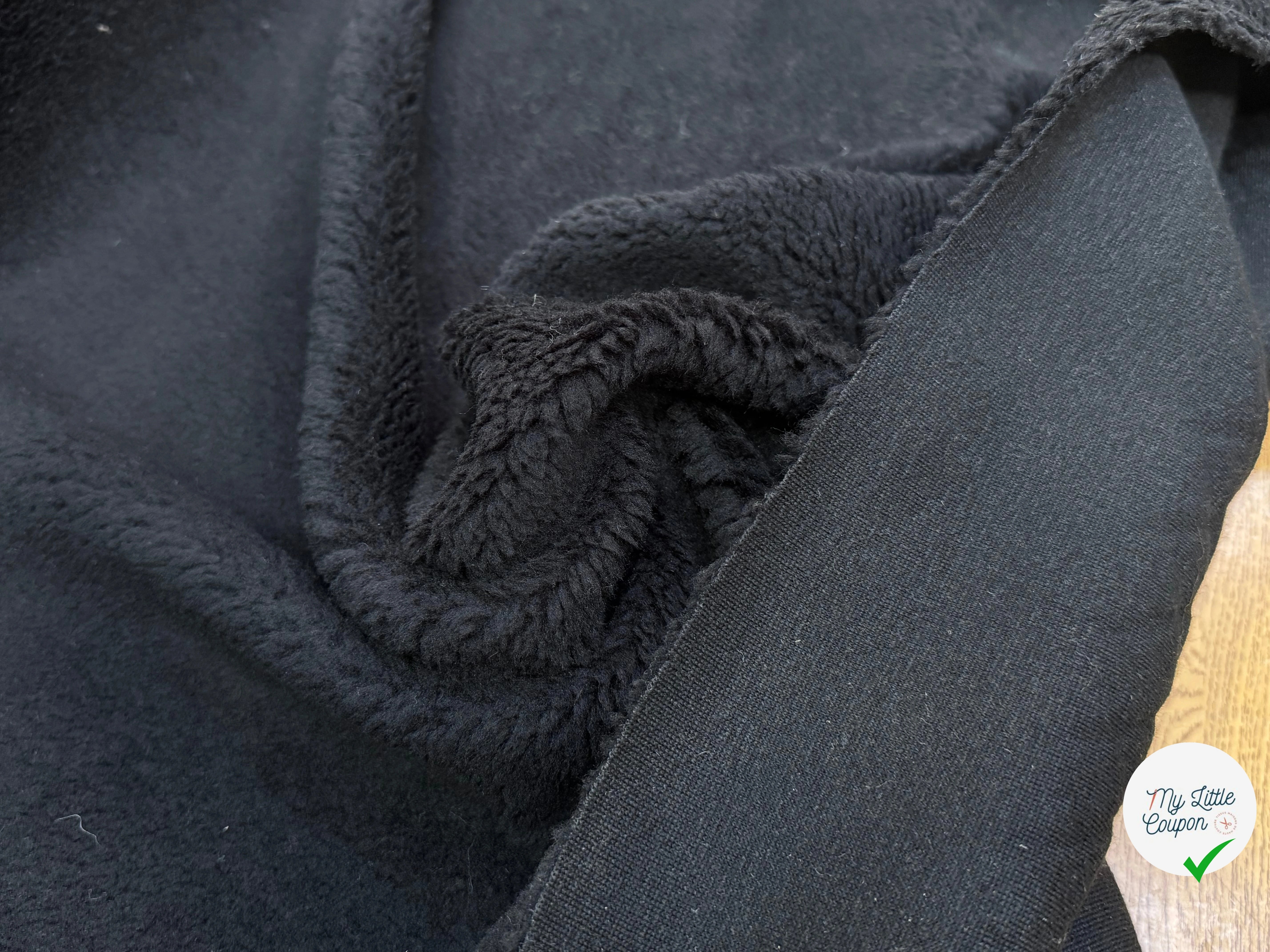 LAINAGE FOURRURE MOUTON BOURGEOIS NOIR - My Little Coupon