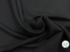 LAINAGE LOURD NOIR FACE SATINÉE ET FACE GRATTÉE 100% LAINE VIERGE - My Little Coupon