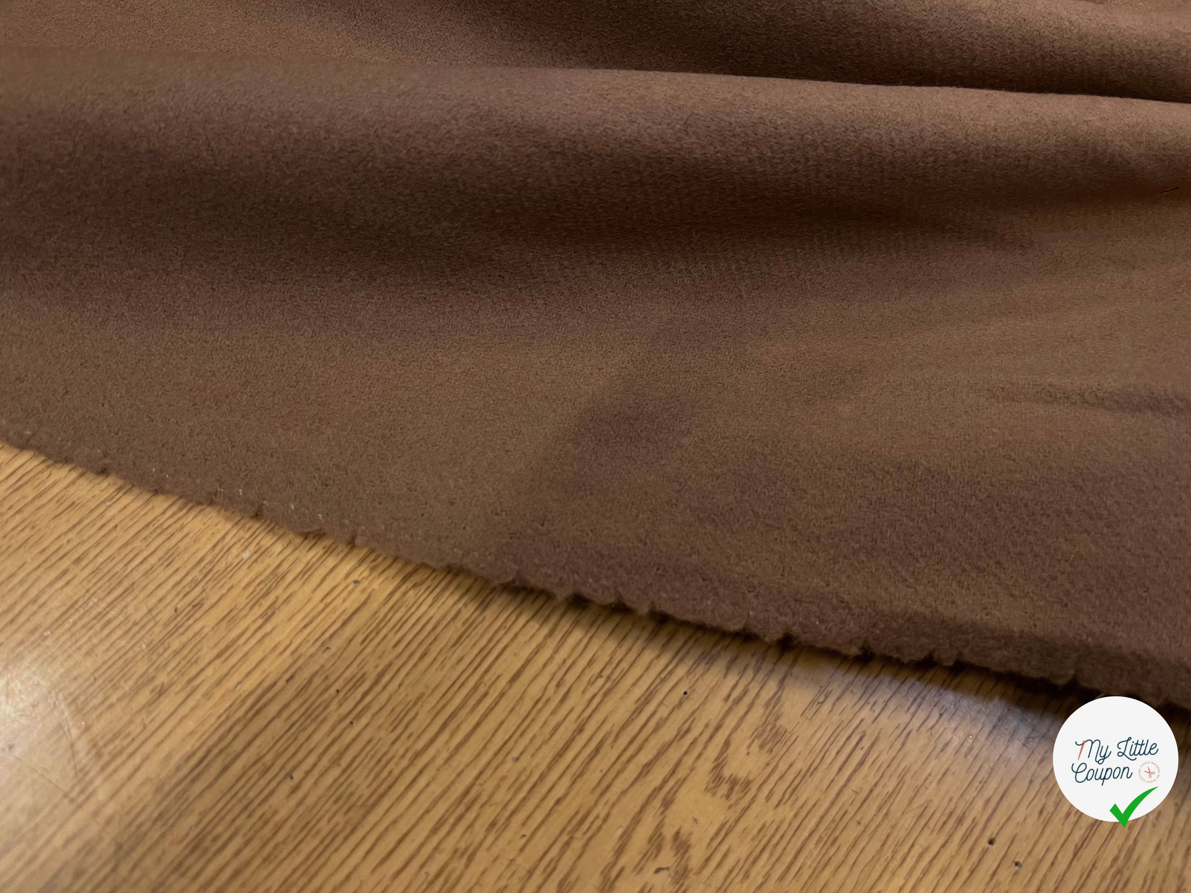 LAINAGE MANTEAU 100% LAINE CABAN CAMEL FONCÉ - My Little Coupon