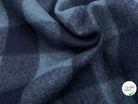 LAINAGE MANTEAU 27% LAINE À CARREAUX BLEU NAVY - My Little Coupon