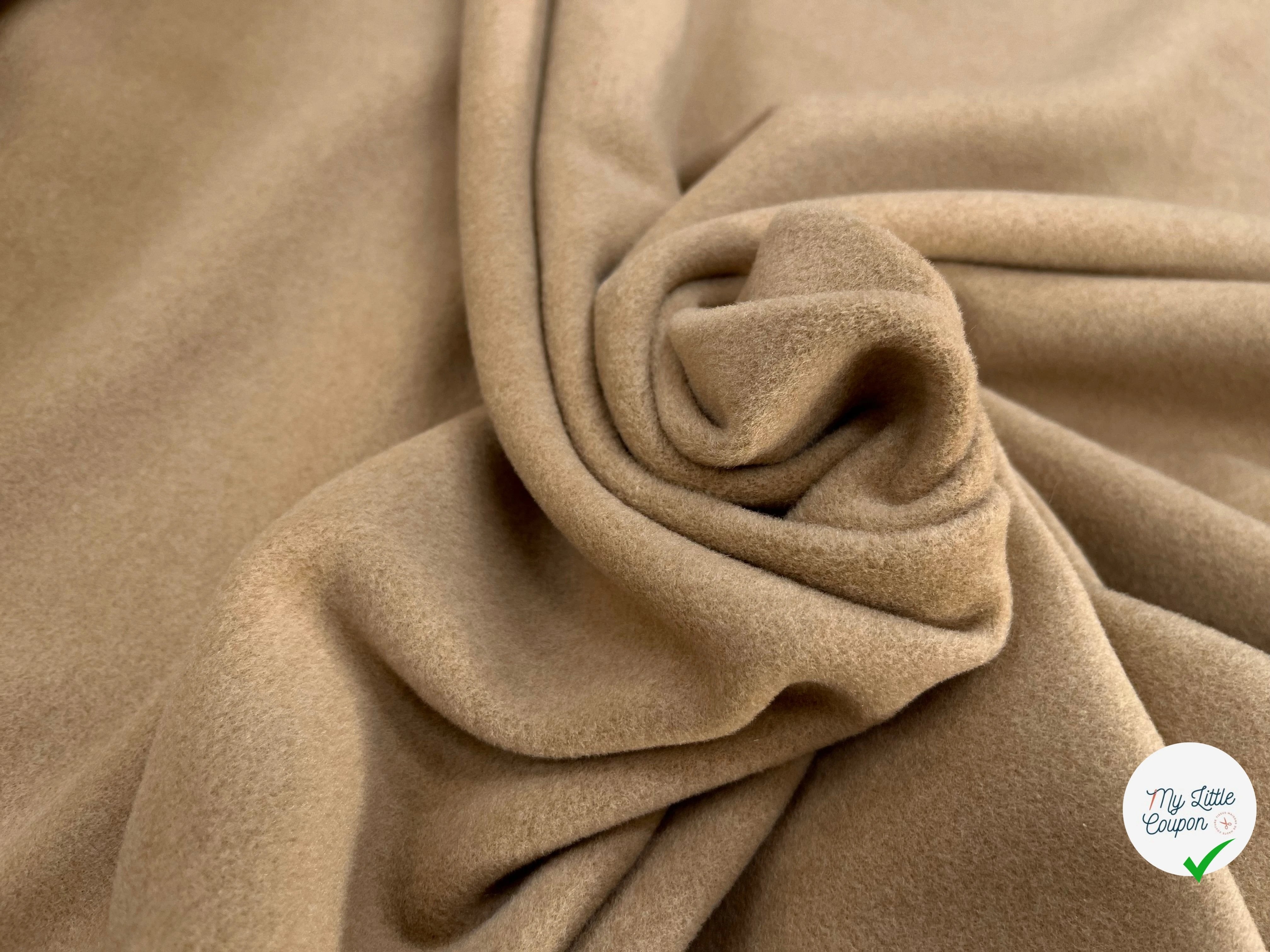 LAINAGE MANTEAU 65% CASHEMERE BEIGE FONCÉ - My Little Coupon