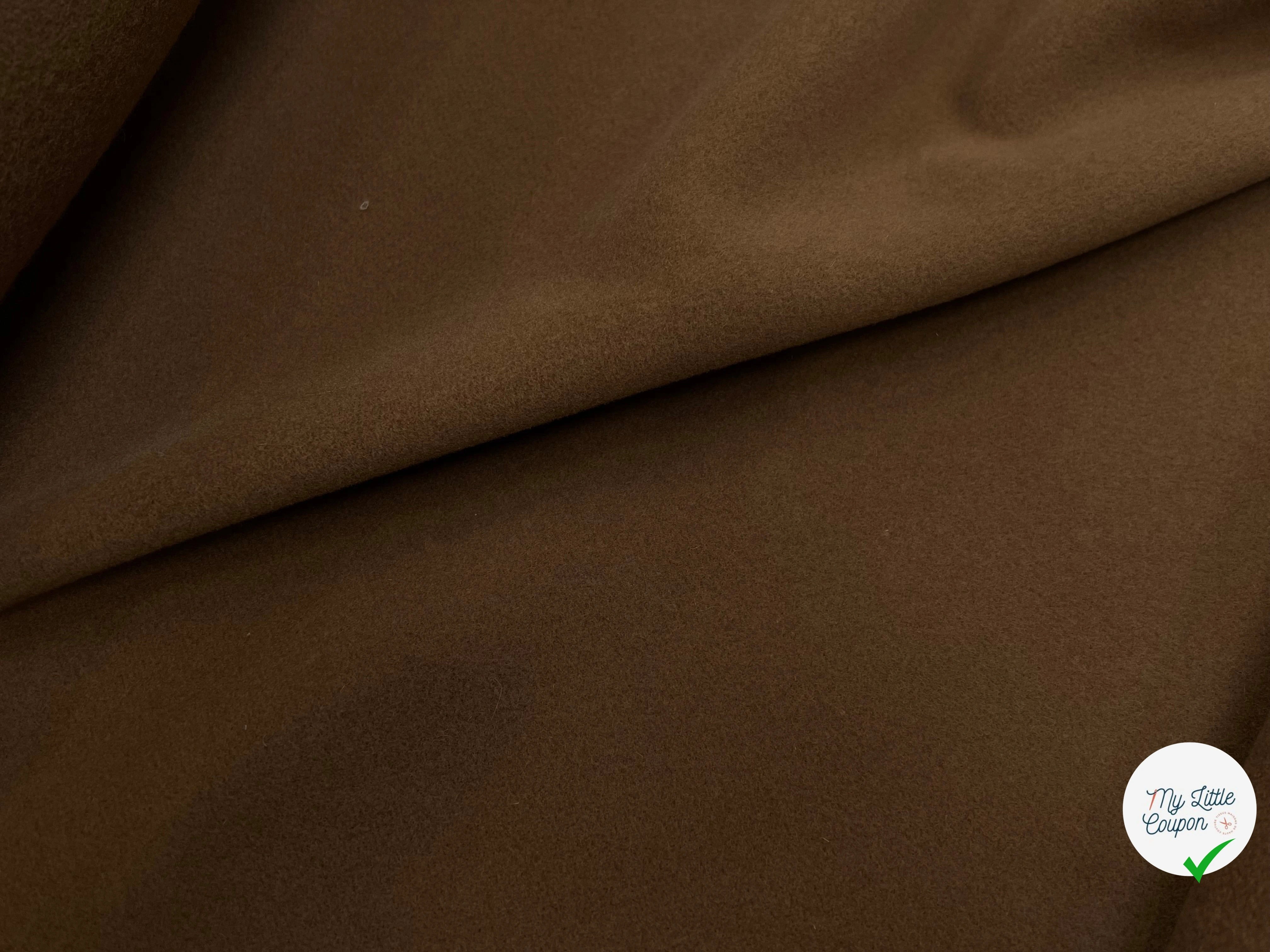 LAINAGE MANTEAU CAMEL FONCÉ 150CM 100% LAINE - My Little Coupon