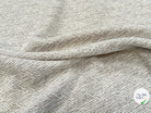 LAINAGE MANTEAU CHEVRON BEIGE GRIS - My Little Coupon