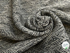 LAINAGE MANTEAU CHEVRON BEIGE NOIR - My Little Coupon
