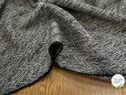 LAINAGE MANTEAU CHEVRON BEIGE NOIR - My Little Coupon